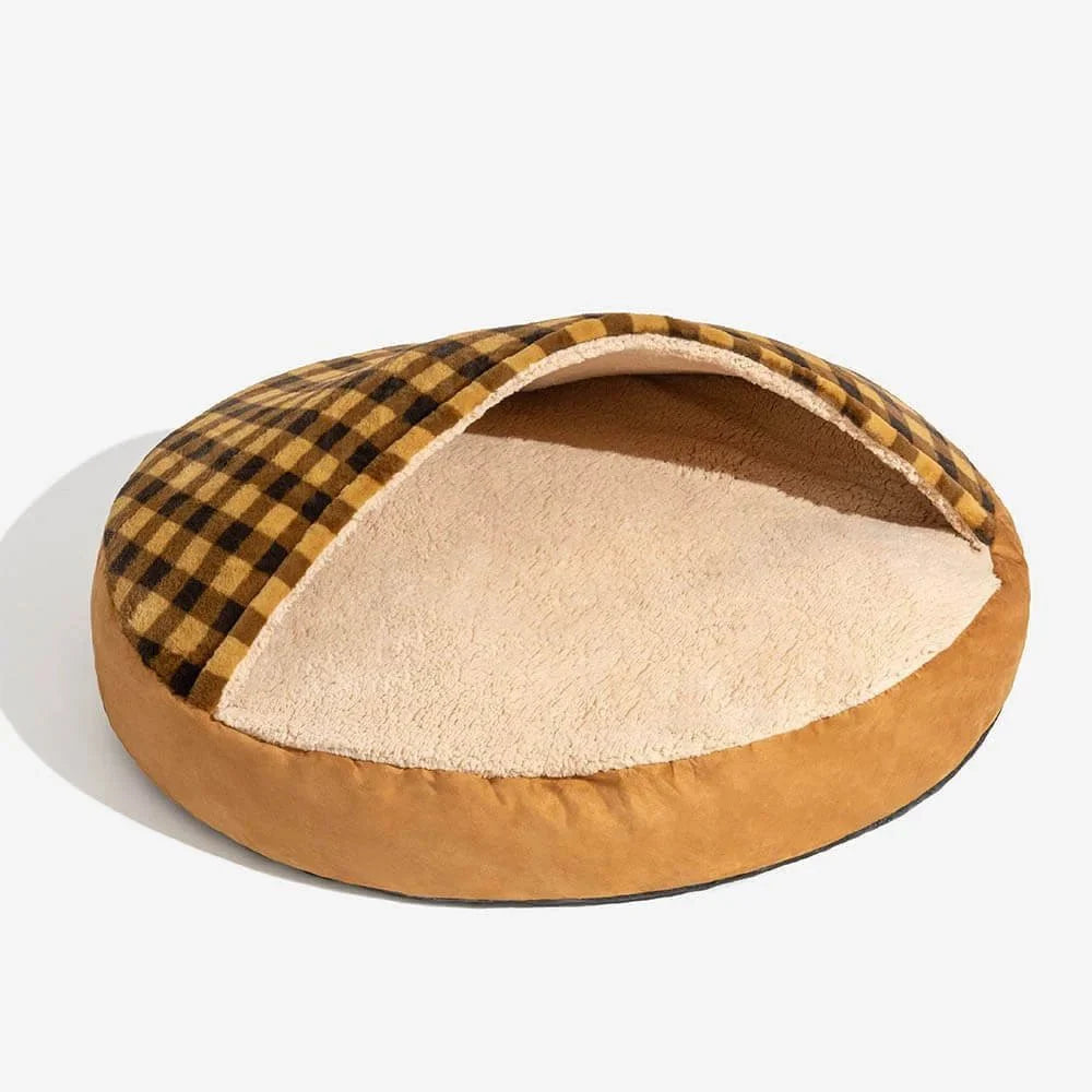 Covered Dog Bed