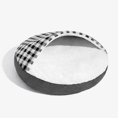 Covered Dog Bed