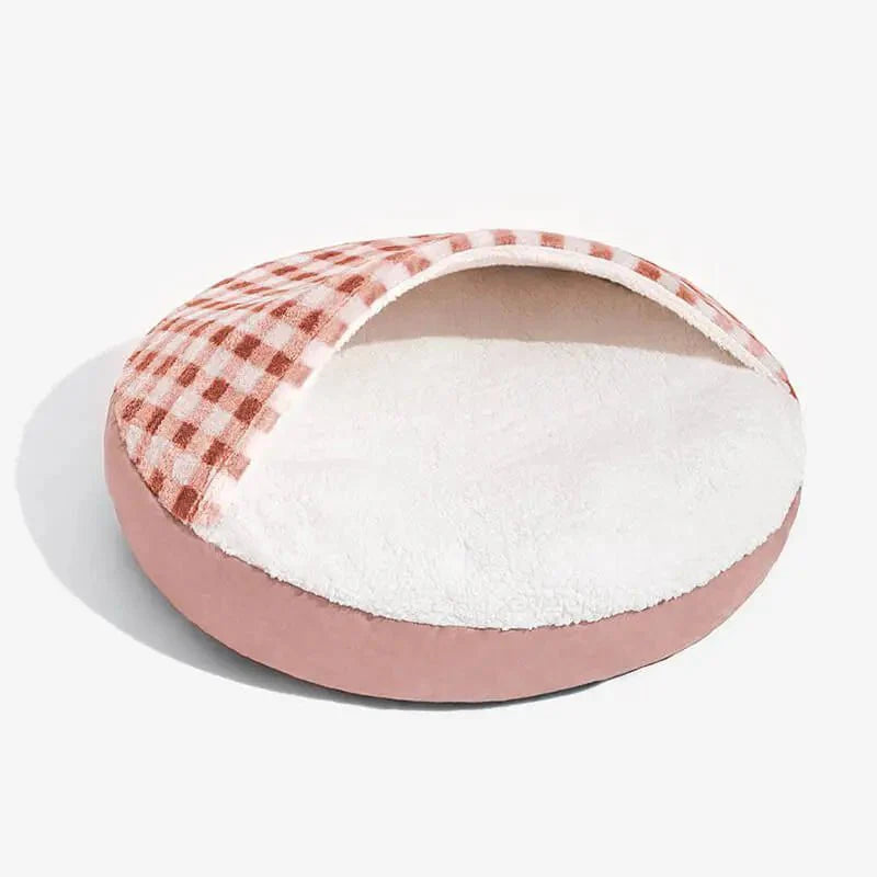 Covered Dog Bed