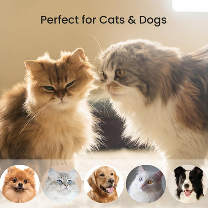 Pet Shedding & Grooming Brush with Skin-Safe Blades