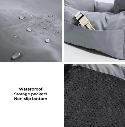 Large Dog Car Bed for Back Seat & Boot