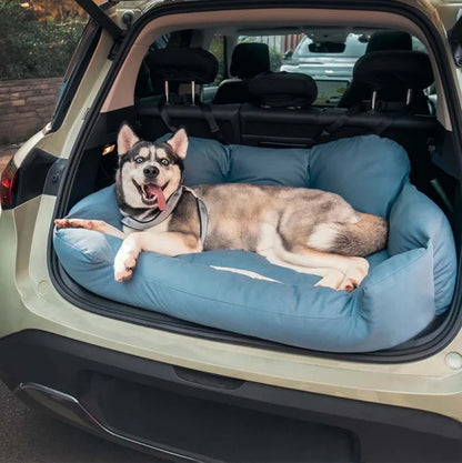 Large Dog Car Bed for Back Seat & Boot