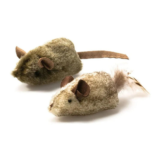 Realistic Mouse Cat Toy Set 2 Pieces